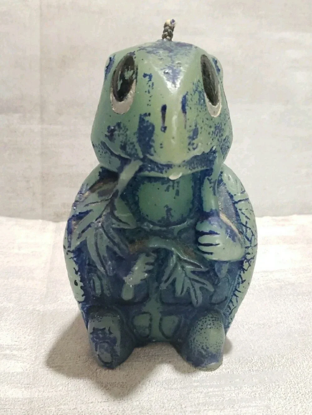 Hand Painted Animal Delights Turtle Candle Handcrafted British Hong Kong